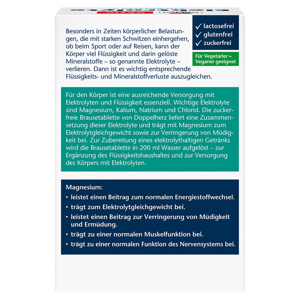 Doppelherz Elektrolyte Brausetabletten 6x15 Stück