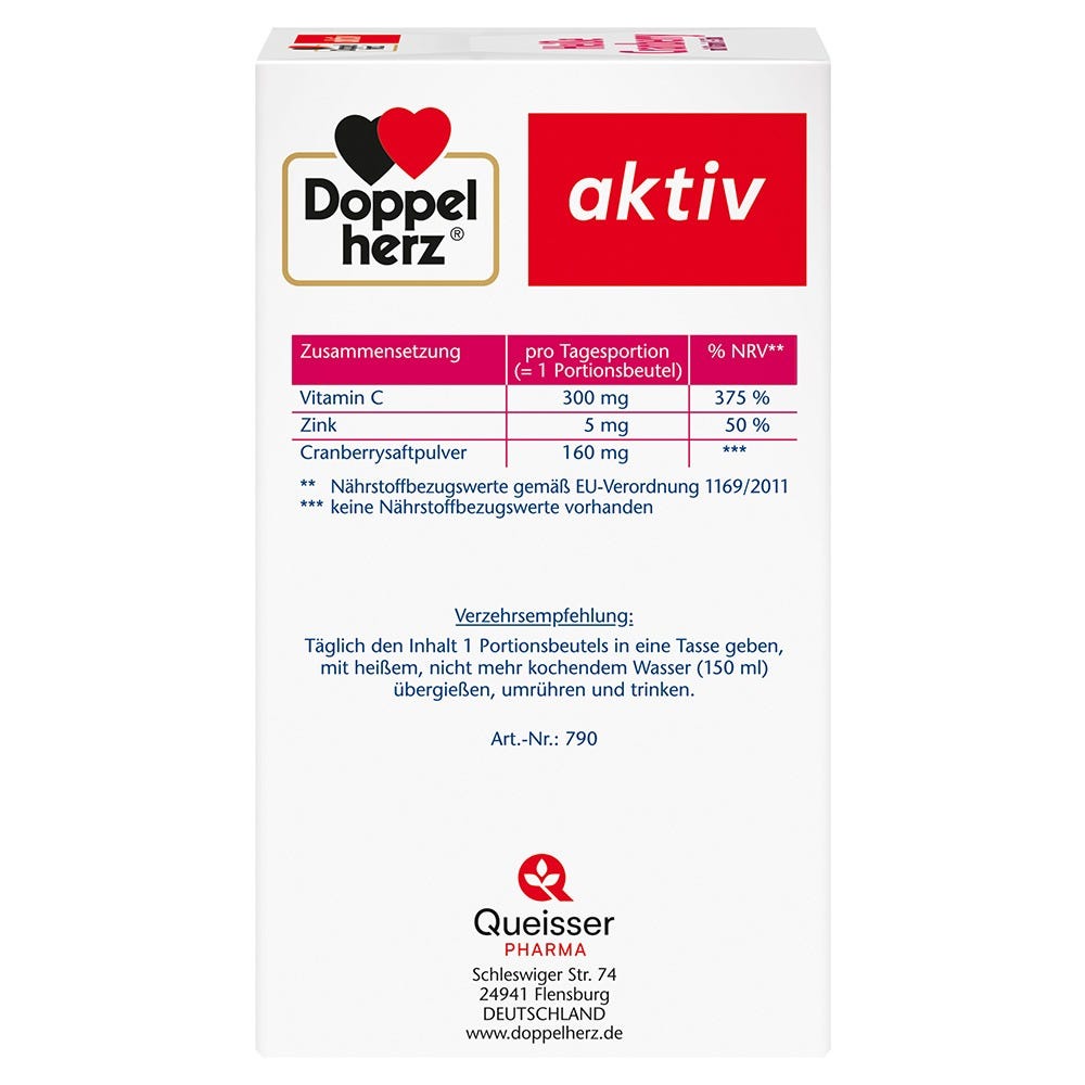 Doppelherz Heiße Cranberry mit Vitamin C + Zink 10 Stück