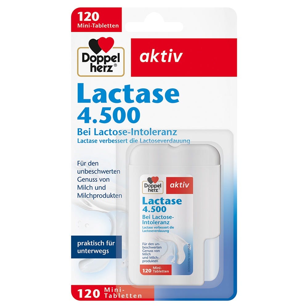 Doppelherz Lactase 4.500 120 Stück