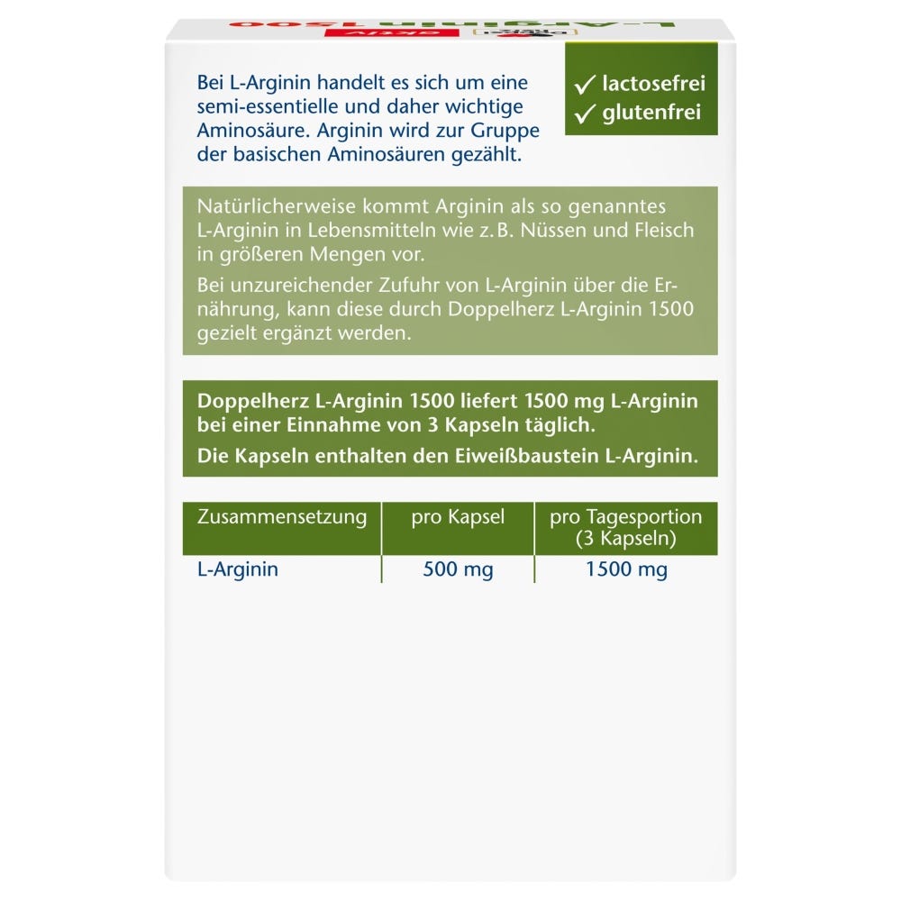 Doppelherz L-Arginin 1500 30 Stück