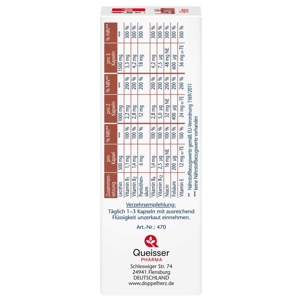 Doppelherz Lecithin + B-Vitamine 40 Stück