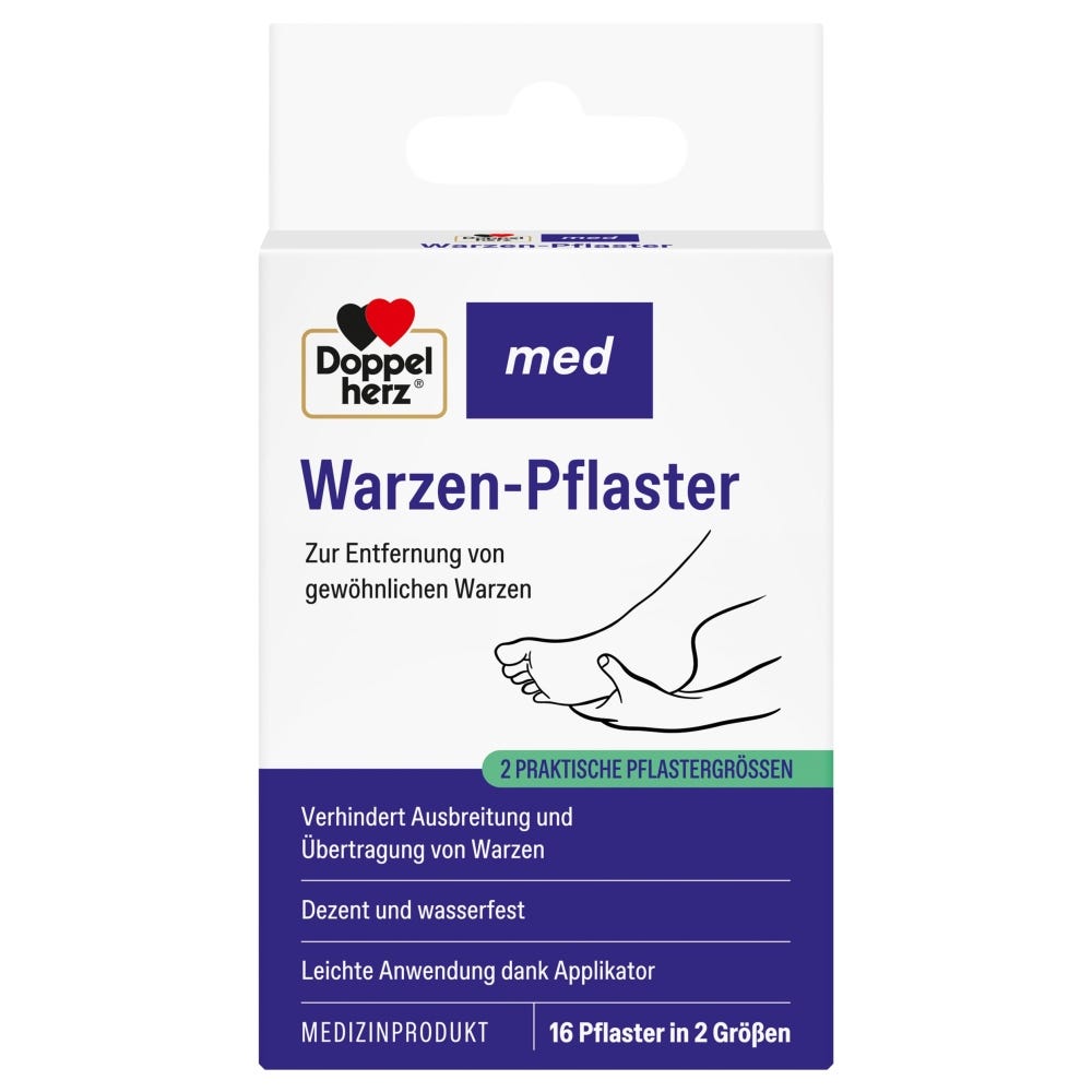 Doppelherz Med Warzen-Pflaster 16 Stück