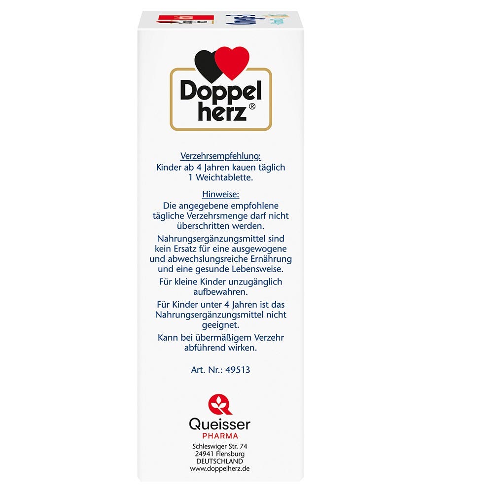 Doppelherz Omega-3 + D3 Kids Gel-Tabs 63 Stück