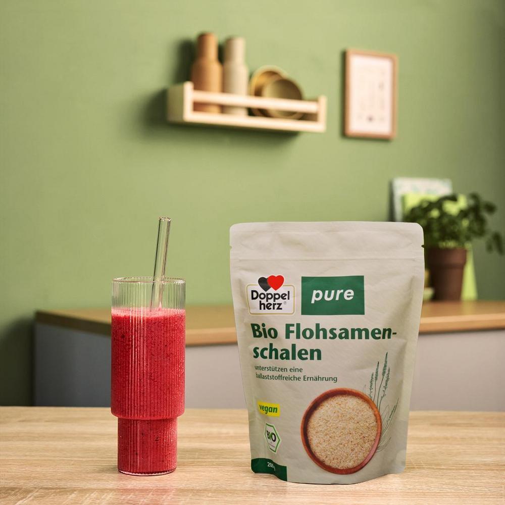 Doppelherz Pure Bio Flohsamenschalen 200 g
