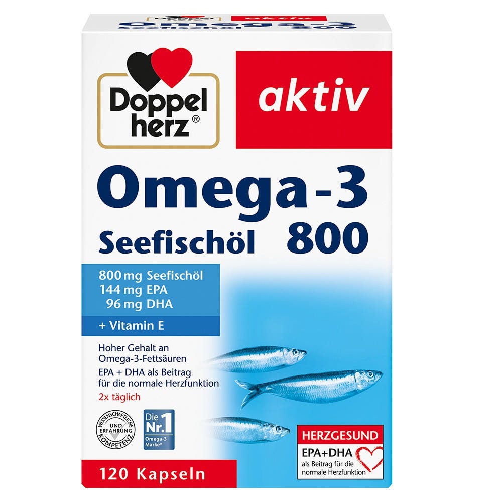 Doppelherz Seefischoel Omega-3 800 mg 120 Stück