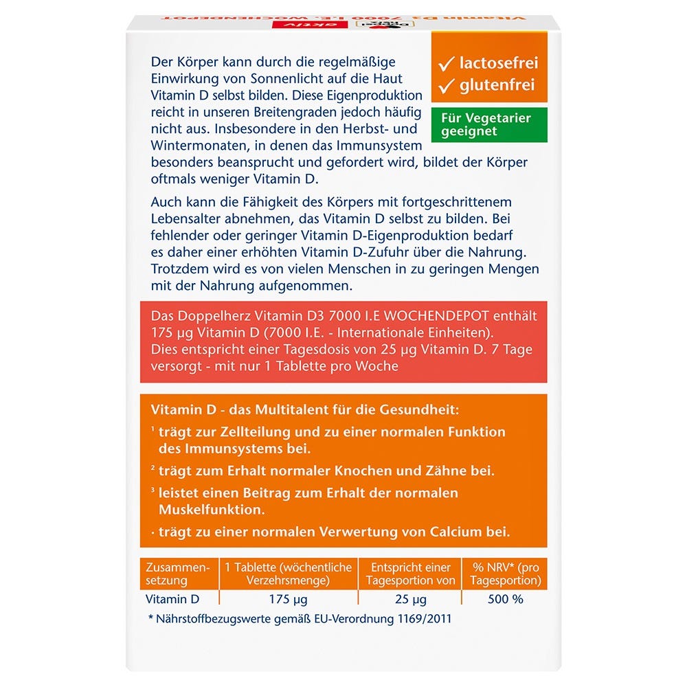 Doppelherz Vitamin D 7000 I.E. 15 Stück