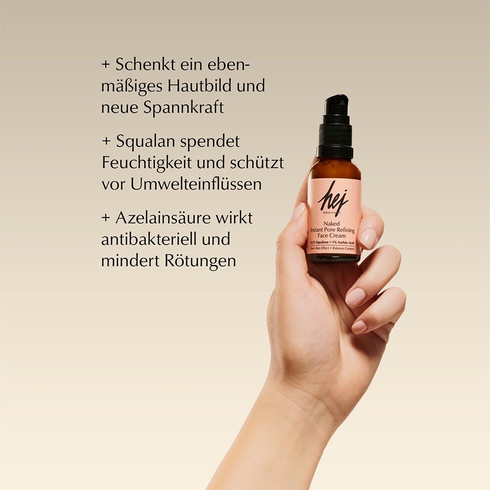hej ORGANIC NAKED Instant Pore Refinin 30 ml