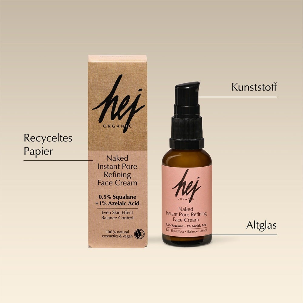 hej ORGANIC NAKED Instant Pore Refinin 30 ml