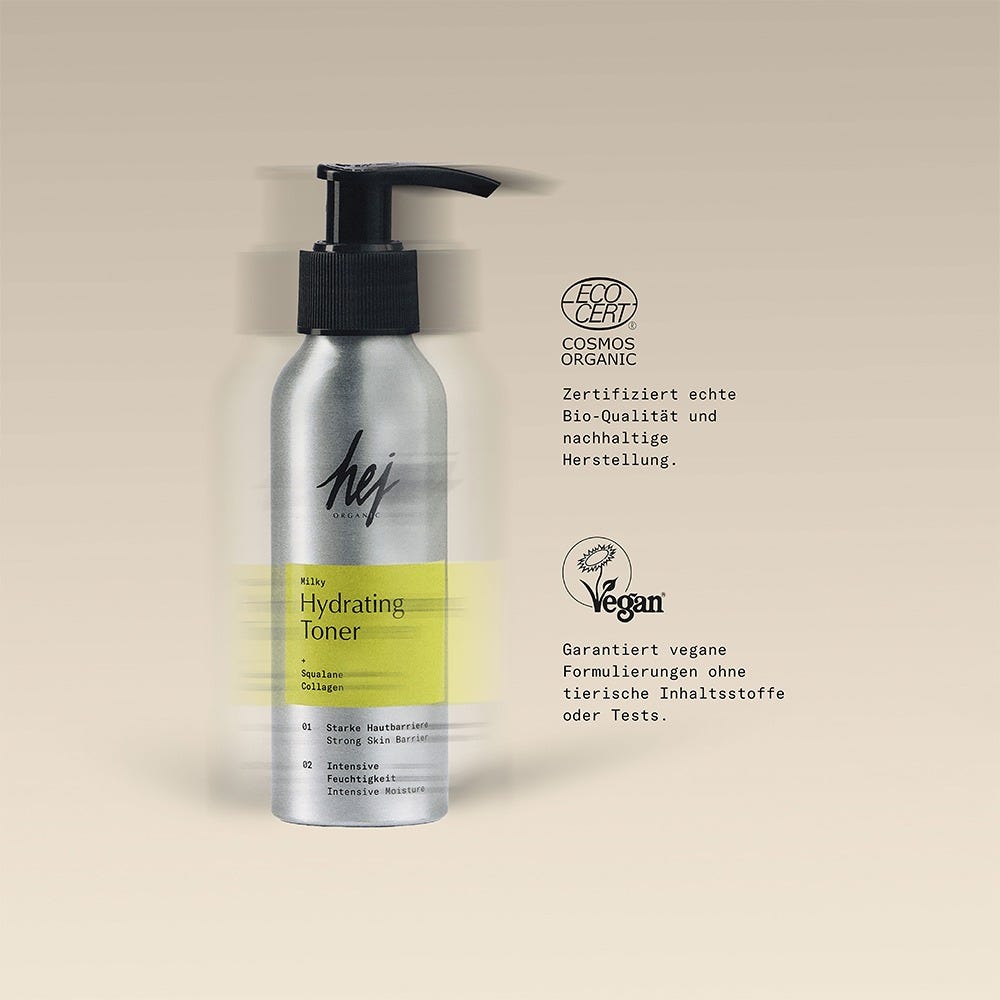 hej ORGANIC LONGEVITY Milky Hydrating Toner 100 ml