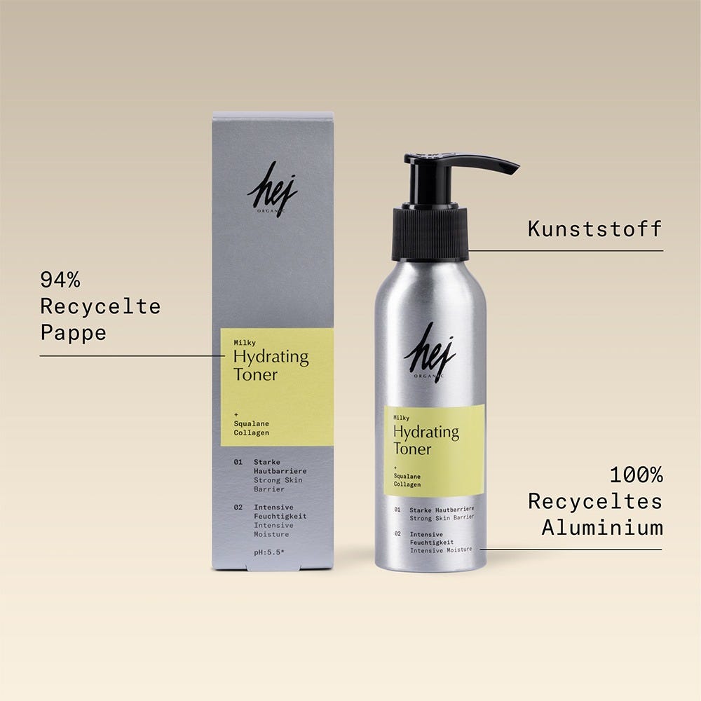 hej ORGANIC LONGEVITY Milky Hydrating Toner 100 ml