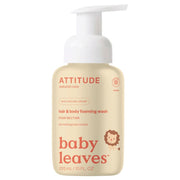 Attitude – Clean Beauty Baby Leaves 2-in-1 Foaming Wash Pear Necta 295 ml
