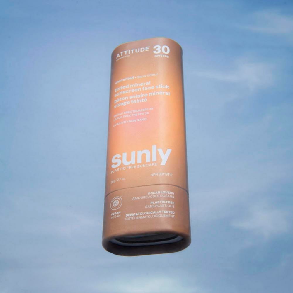 Attitude – Clean Beauty Sunly Tinted Face Stick SPF 30 Unscented 20g