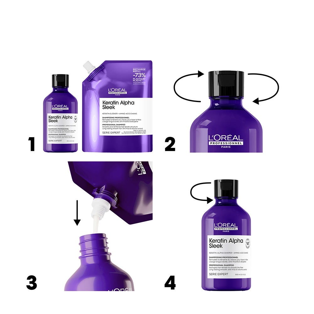 L'Oréal Professionnel Paris Keratin Alpha Sleek Maske 250 ml