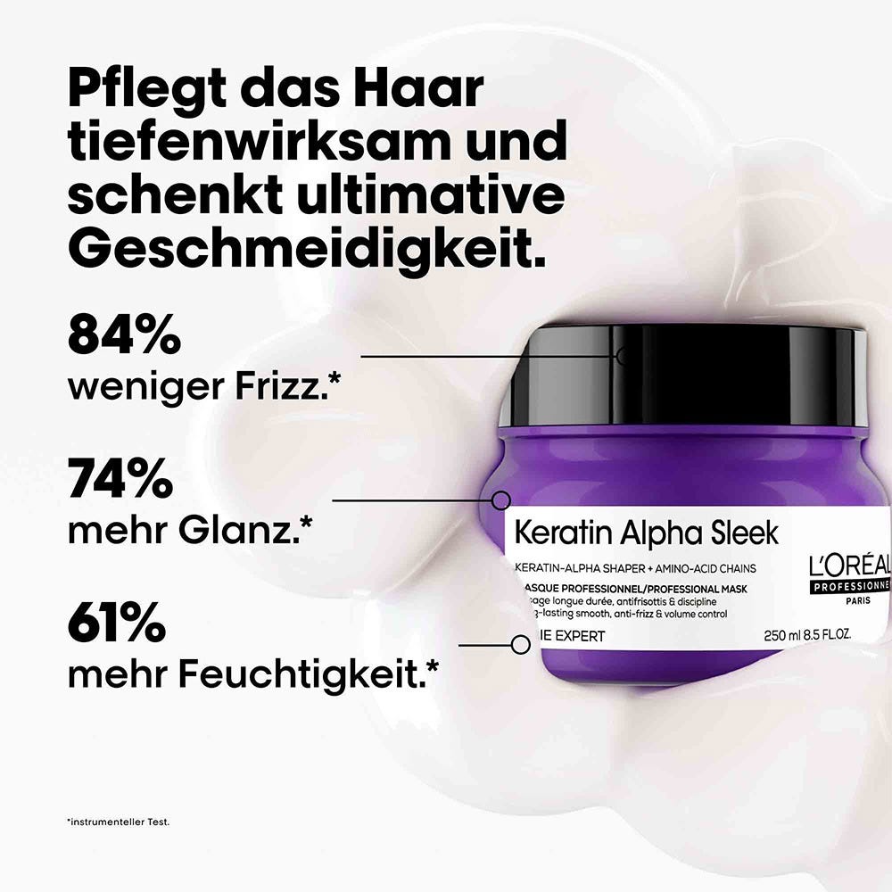 L'Oréal Professionnel Paris Keratin Alpha Sleek Maske 250 ml