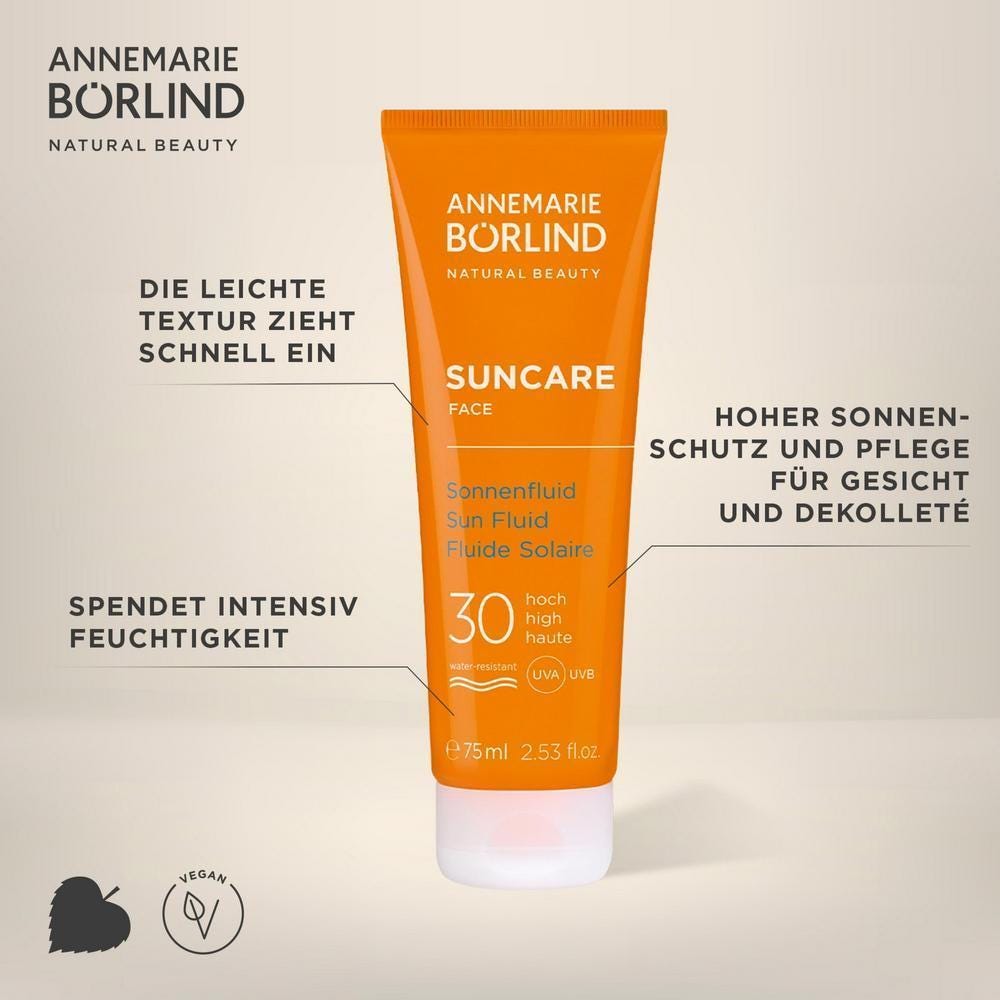 ANNEMARIE BÖRLIND SUNCARE FACE Sonnenfluid LSF30 75 ml