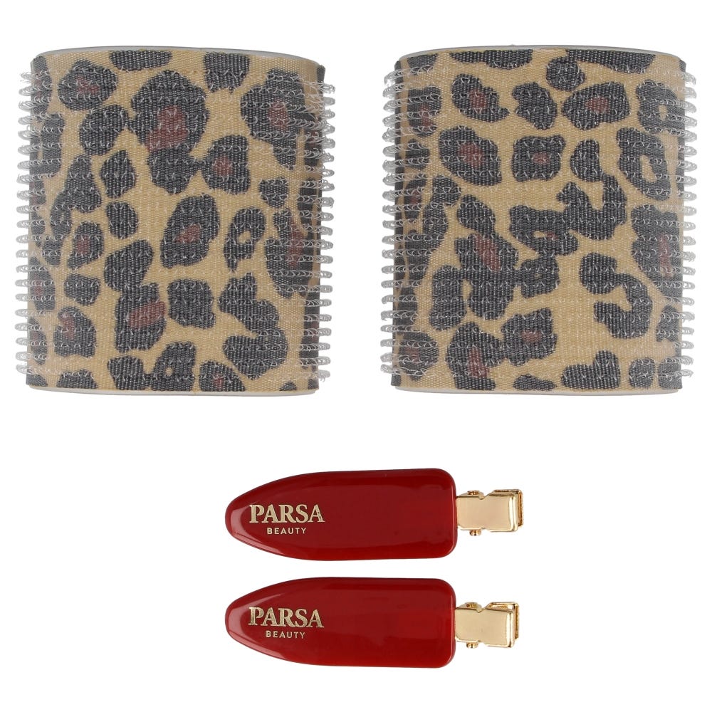 PARSA Beauty Lockenwickler+Clips Set 4 Stück