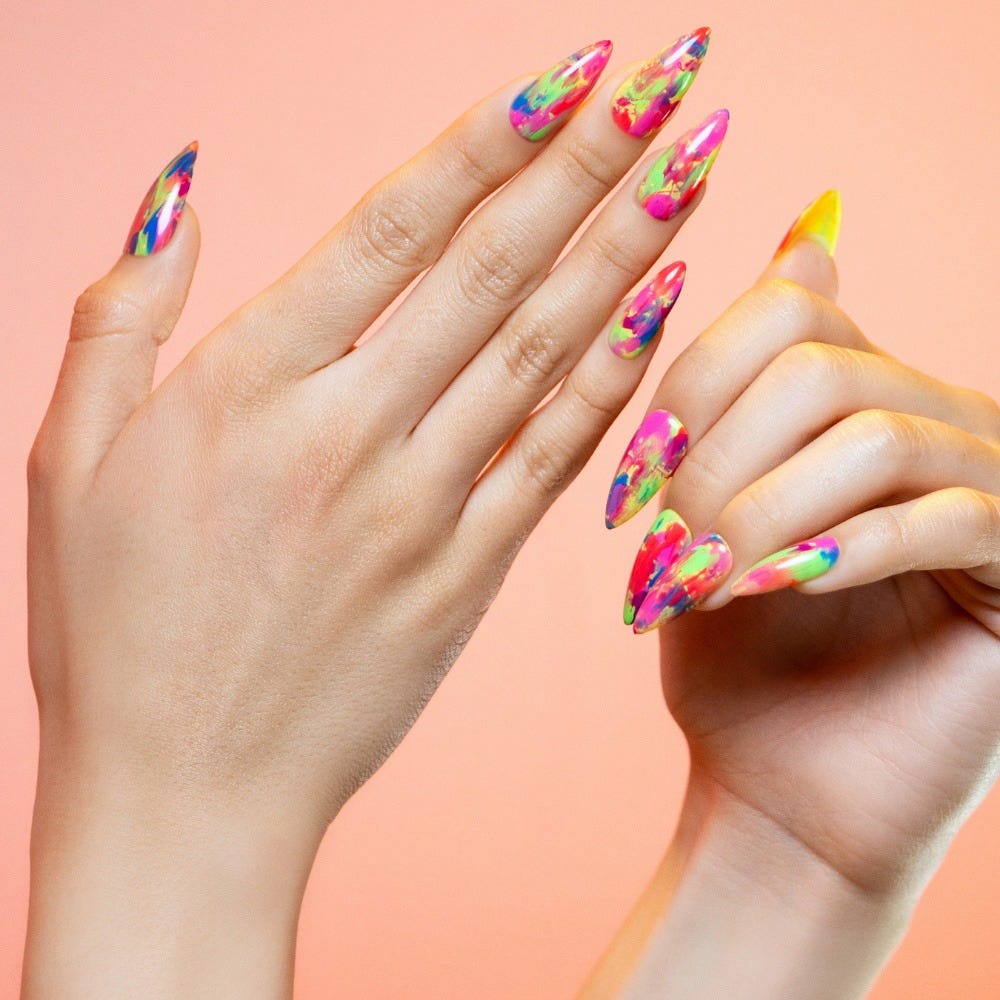 Artistic Nail Design Cream Gel Palette Euphoria Neons 
