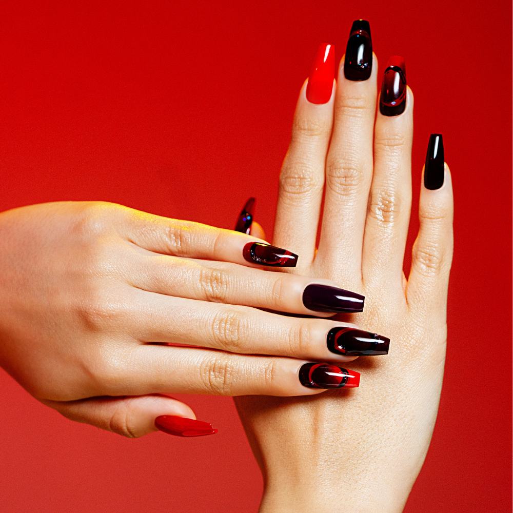 Artistic Nail Design Cream Gel Palette Rhapsody Reds 