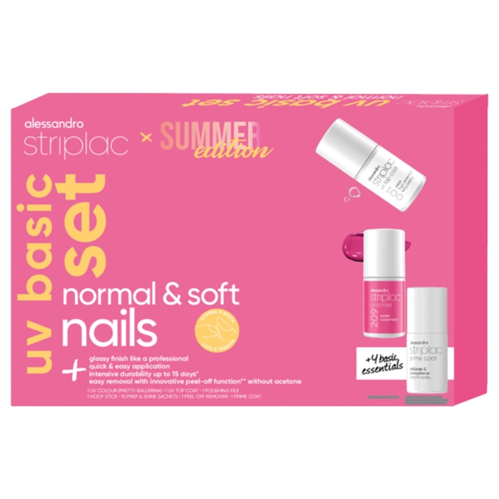 alessandro Striplac UV Basic Set normal  & soft 1 Stück