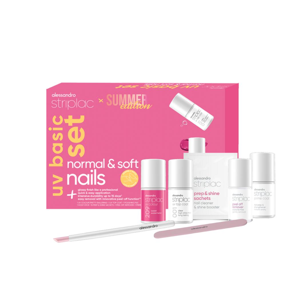 alessandro Striplac UV Basic Set normal  & soft 1 Stück