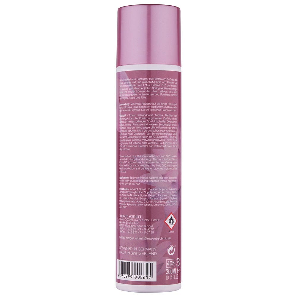 Margot Schmitt Lotus Haarspray mit Q10 & Hopfen 300 ml