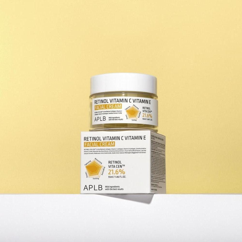APLB Retinol Vitamin C Vitamin E Facial Cream 55 ml