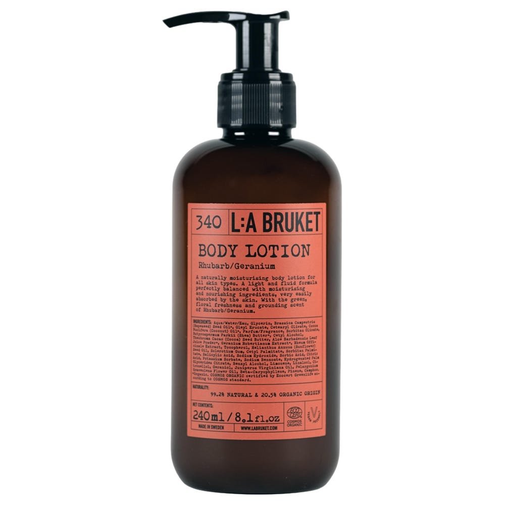 L:A BRUKET Body Lotion Rhubarb/Geranium 240 ml