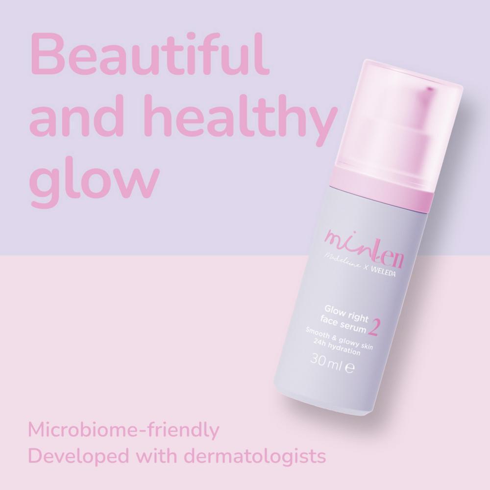 minLen Glow Right Face Serum 30 ml