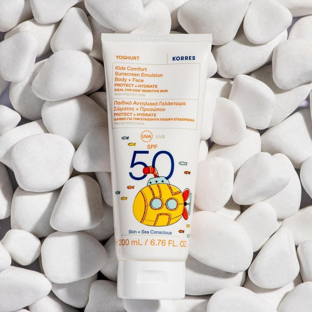 Korres YOGHURT Komfort Sonnenschutz-Emulsion für SPF 50 200 ml
