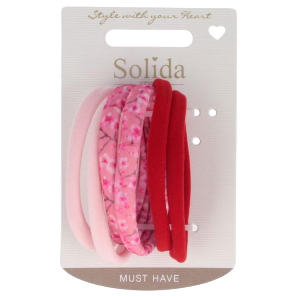 Solida Haargummi Italiener mehrfarbig 5 cm 6 Stück