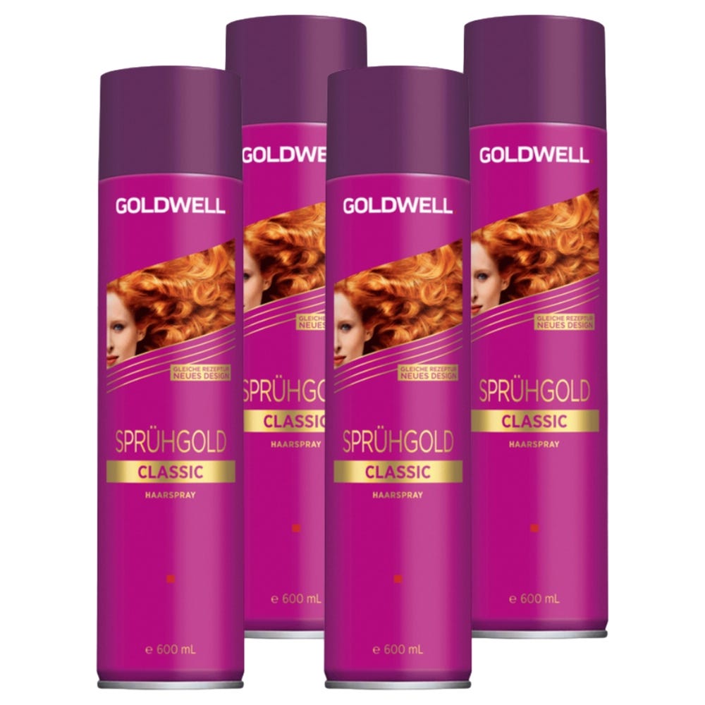 Goldwell Sprühgold Classic Haarspray Bundle 4x600 ml