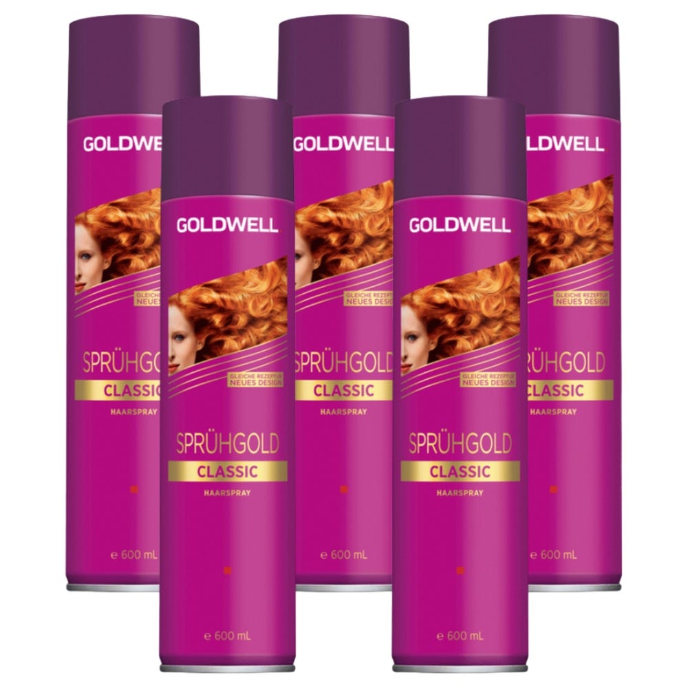 Goldwell Sprühgold Classic Haarspray Bundle 5x600 ml