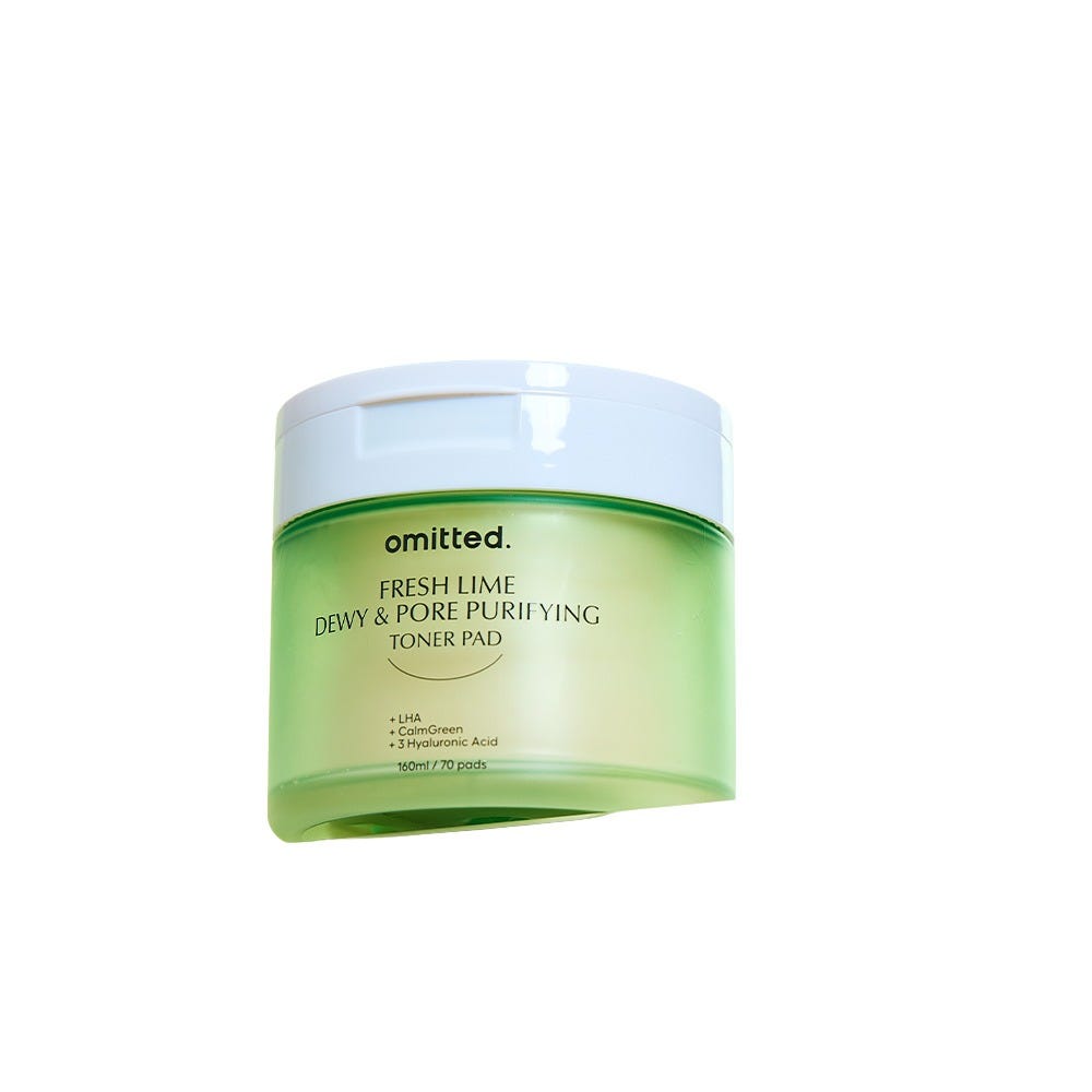 Omitted Fresh Lime Dewy & Pore Purifying Toner Pad 160 ml