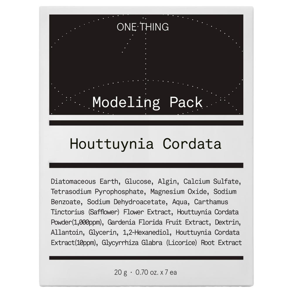ONE THING Houttuynia Cordata Modeling Pack 20 g