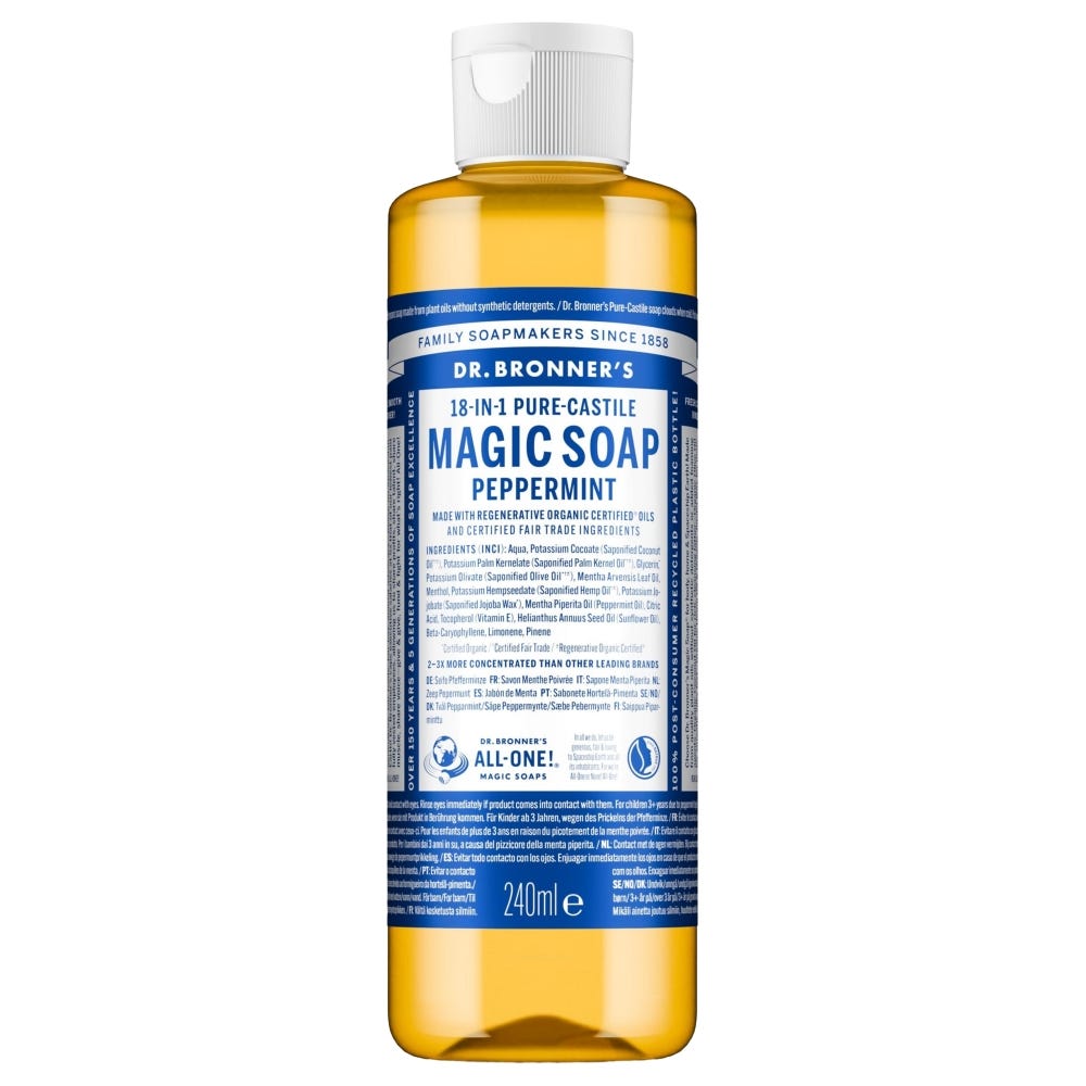 Dr. Bronner’s Magic Soap Peppermint 240 ml