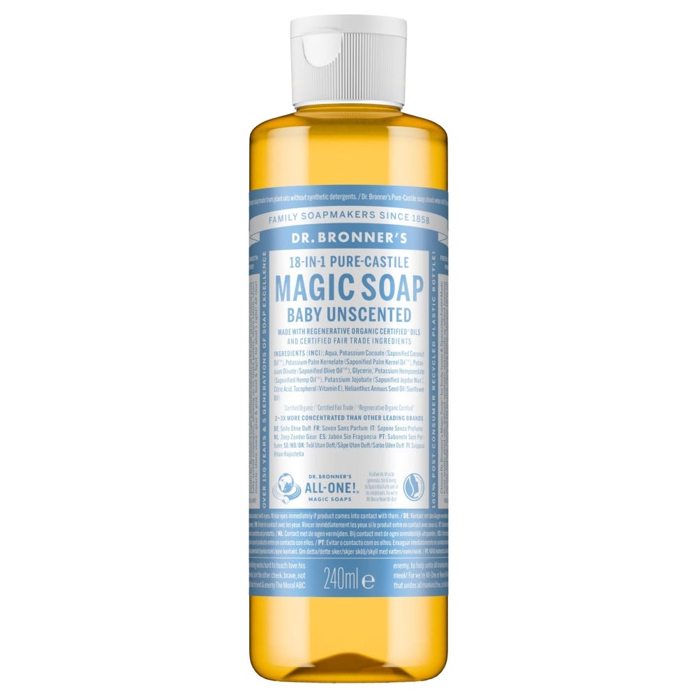 Dr. Bronner’s Magic Soap Baby parfümfrei 240 ml