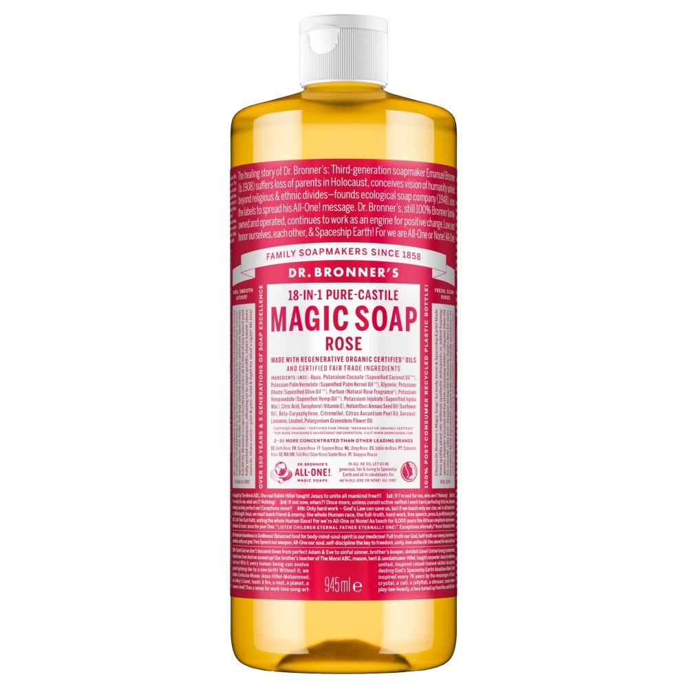Dr. Bronner’s Magic Soap Rose 945 ml