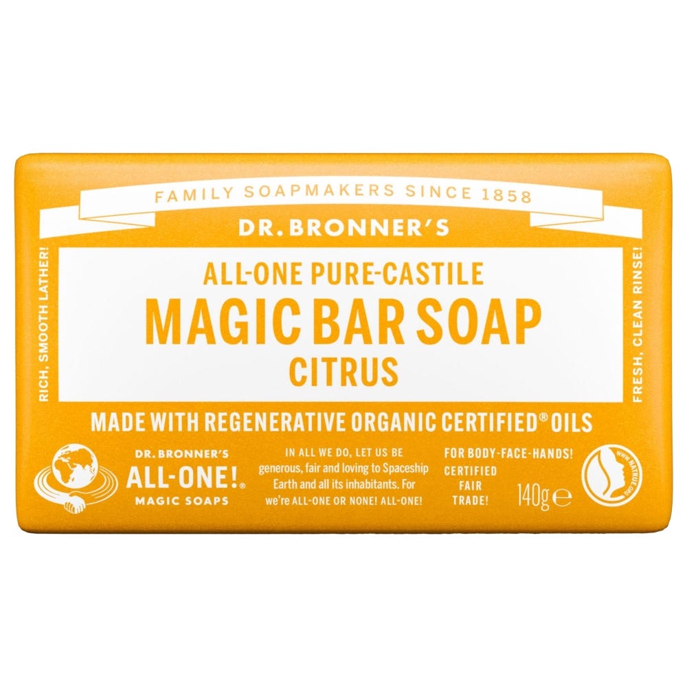 Dr. Bronner’s Magic Bar Soap Citrus 140 g