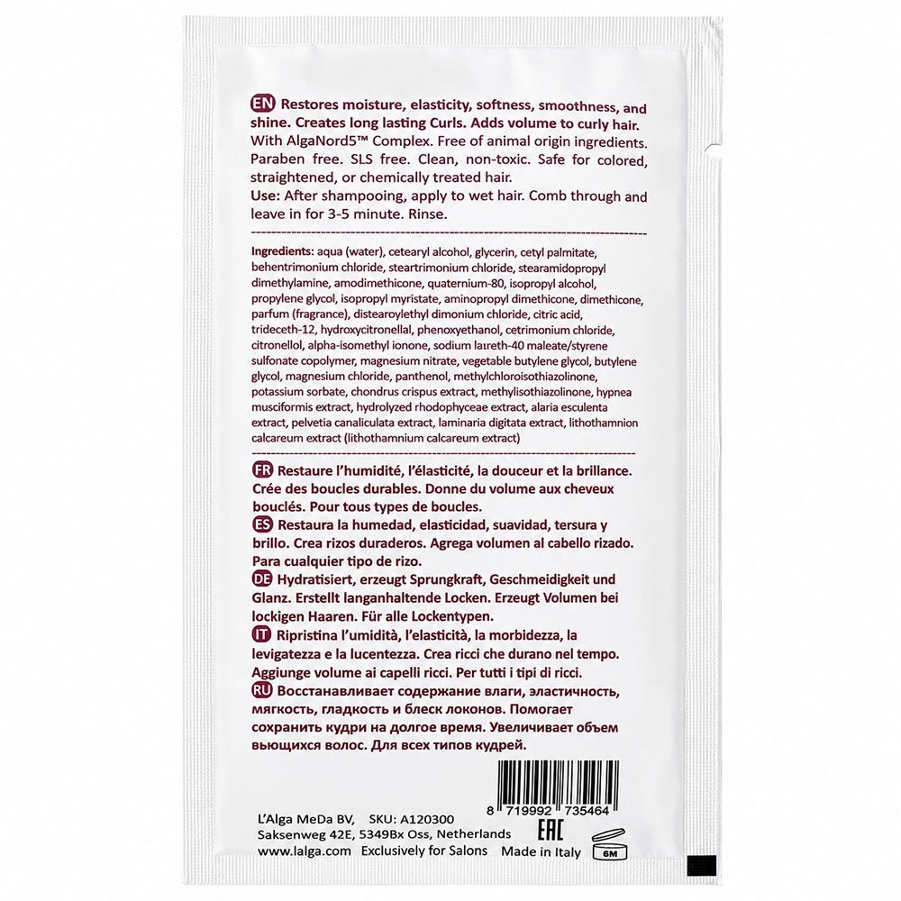 L'Alga SEACURL Mask 15 ml