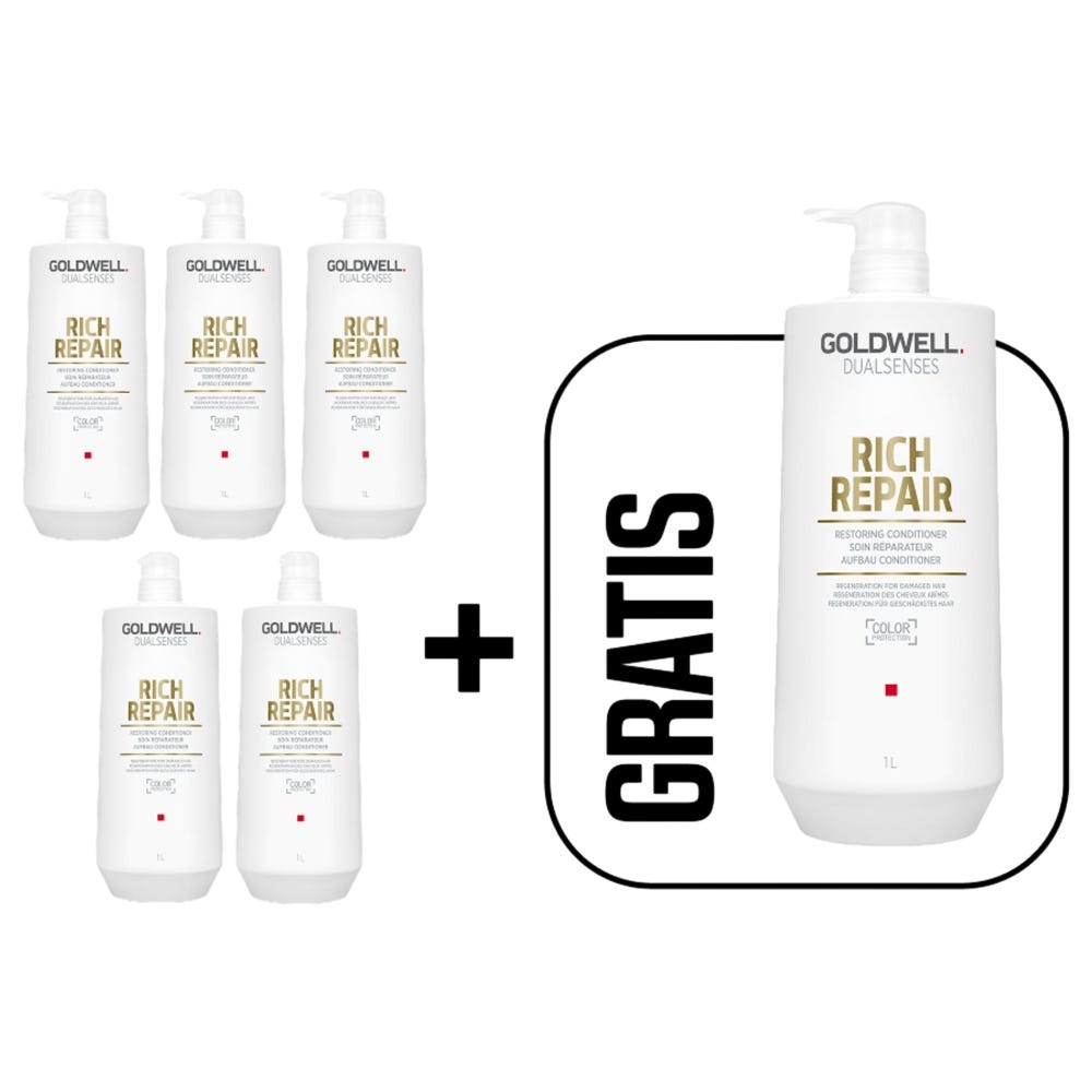 Goldwell Dualsenses Rich Repair Restoring Conditioner 5+1 Gratis Bundle 1000 ml
