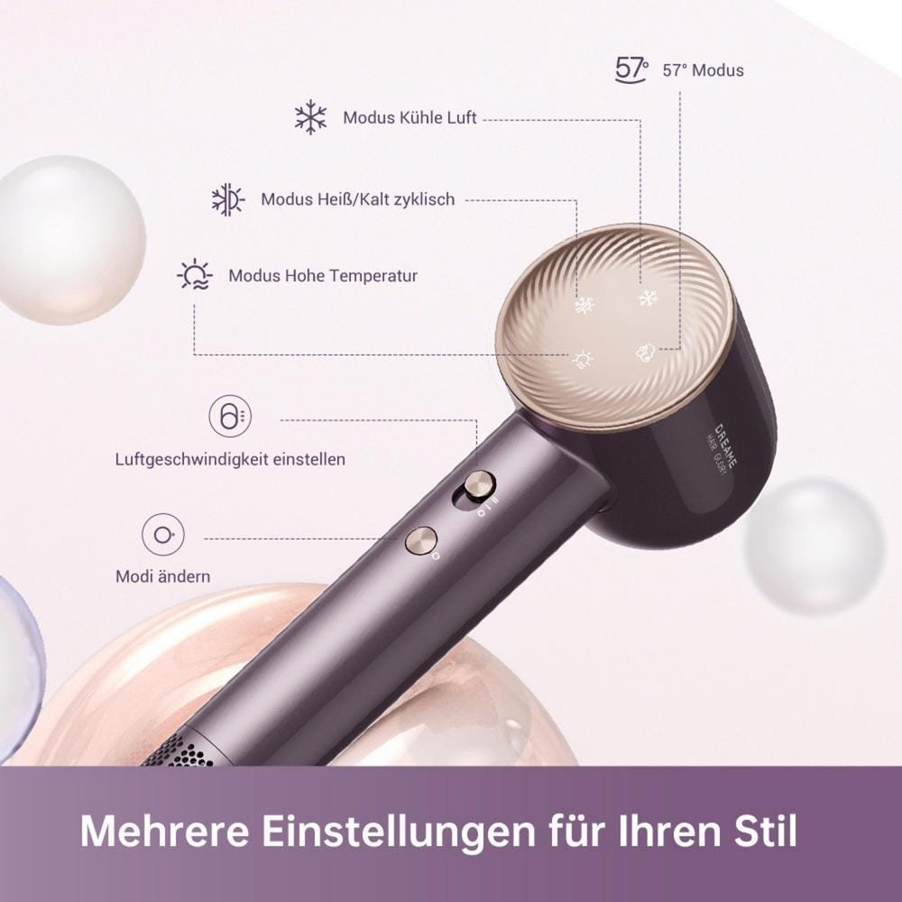 DREAME Glory Combo Haartrockner Violett