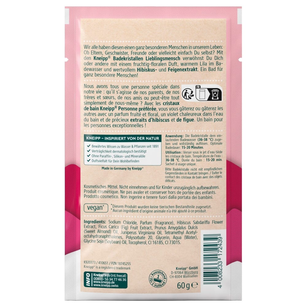 Kneipp Lieblings-MENSCH Badekristalle 60 g