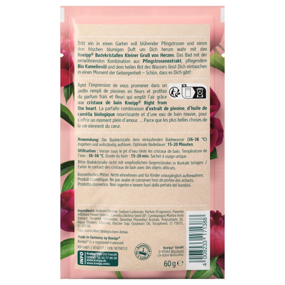 Kneipp  Badekristalle Kleiner Gruß VON HERZEN 60 g