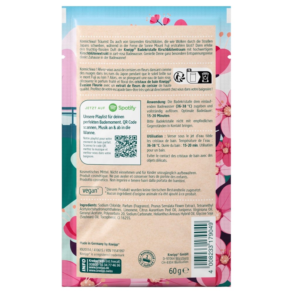 Kneipp Kirschblüten-TRAUM Badekristalle 60 g