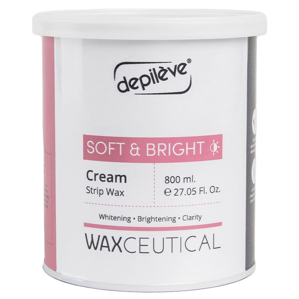 depileve WAXCEUTICAL SOFT & BRIGHT CREAM STRIP WAX 800 ml