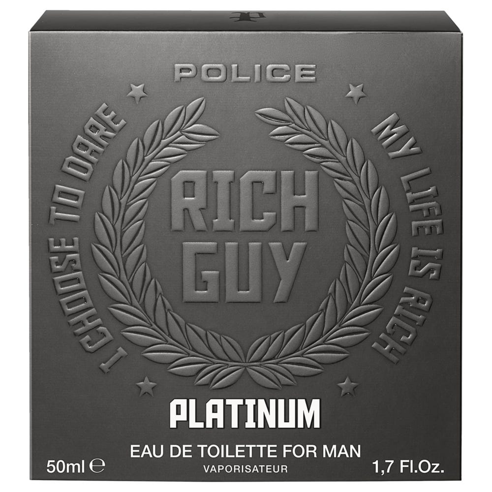 POLICE Rich Guy Platinum For Man Eau de Toilette 50 ml