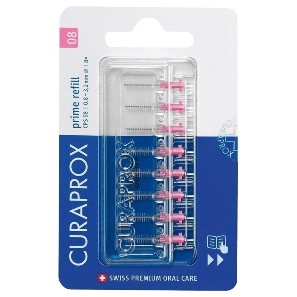 CURAPROX CPS 08 prime refill, pink 8er Set