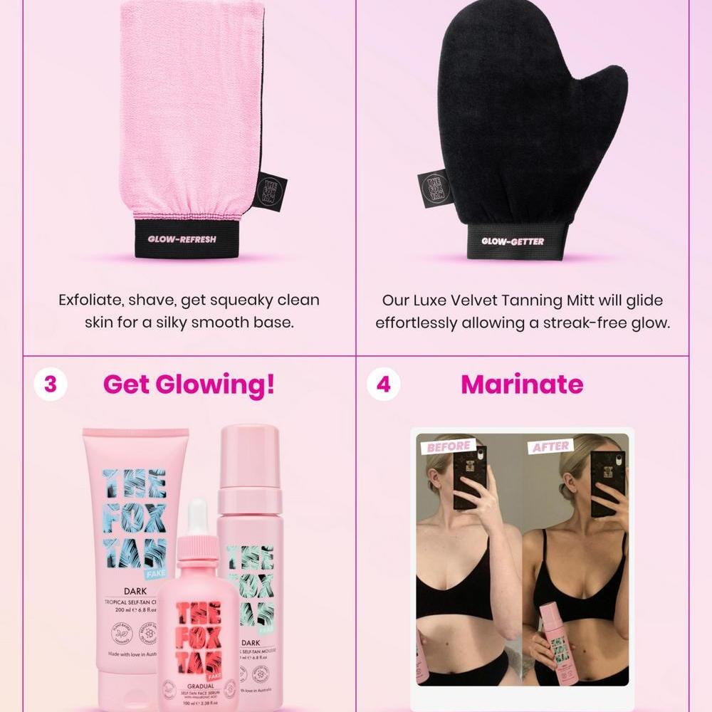 THE FOX TAN Exfoliating Wonder Mitt 1 Stück