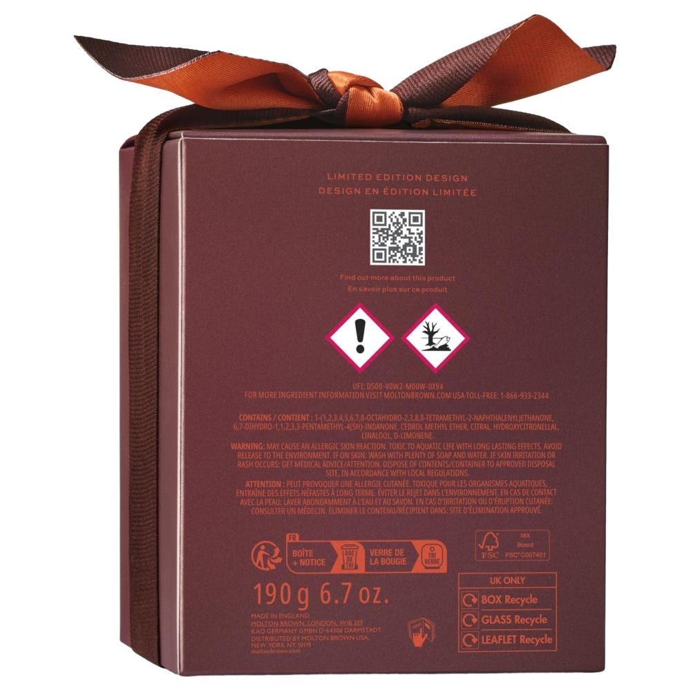 Molton Brown Fiery Pink Pepper Duftkerze Limited Edition Design 1 Stück
