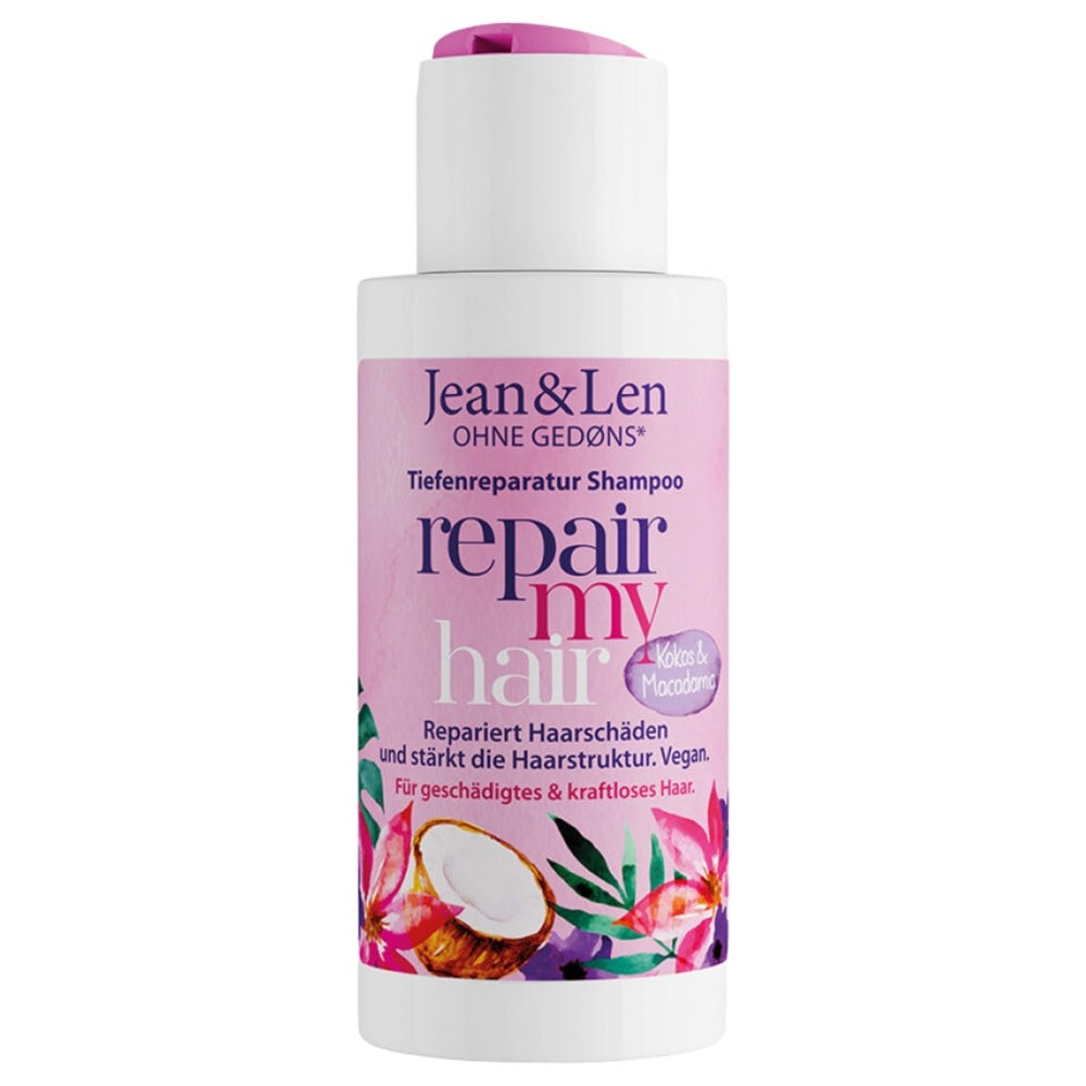 Jean & Len Shampoo Kokos & Macadamia Travel Size 50 ml
